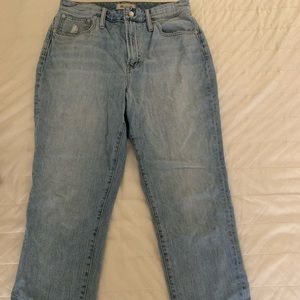 Madewell High rise boyfriend jeans